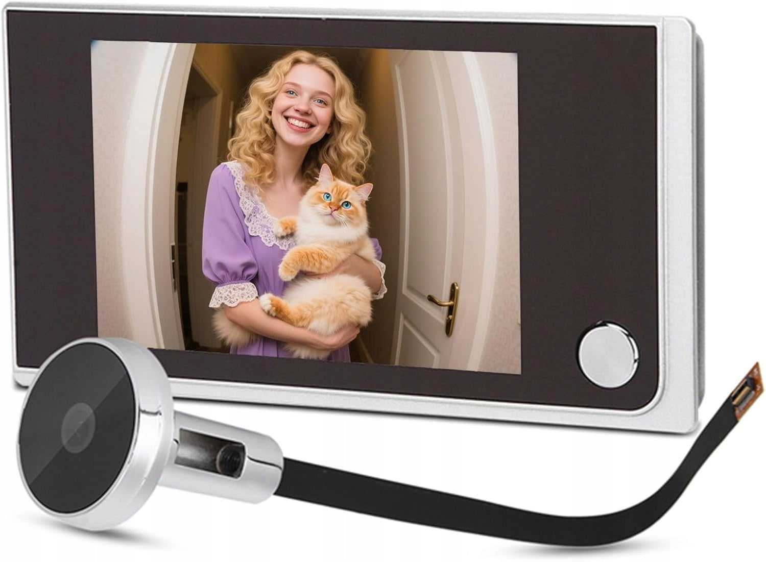 ELECTRONIC VIEWFINDER LCD 3,5'' DIGITAL DOORBELL