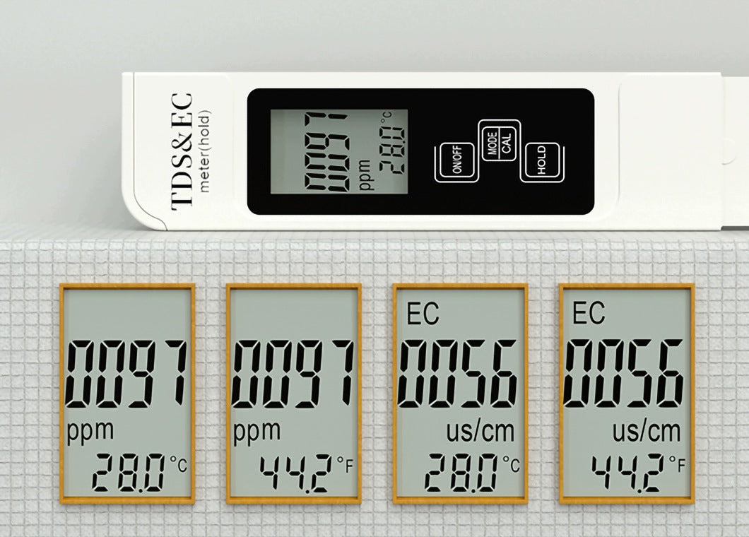 ELECTRONIC WATER METER TDS, EC WITH THERMOMETER AND ATC NORTH AQUA FUNCTION Manufacturer code Hidly_testerpen