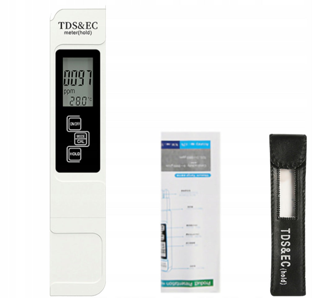 ELECTRONIC WATER METER TDS, EC WITH THERMOMETER AND ATC NORTH AQUA FUNCTION