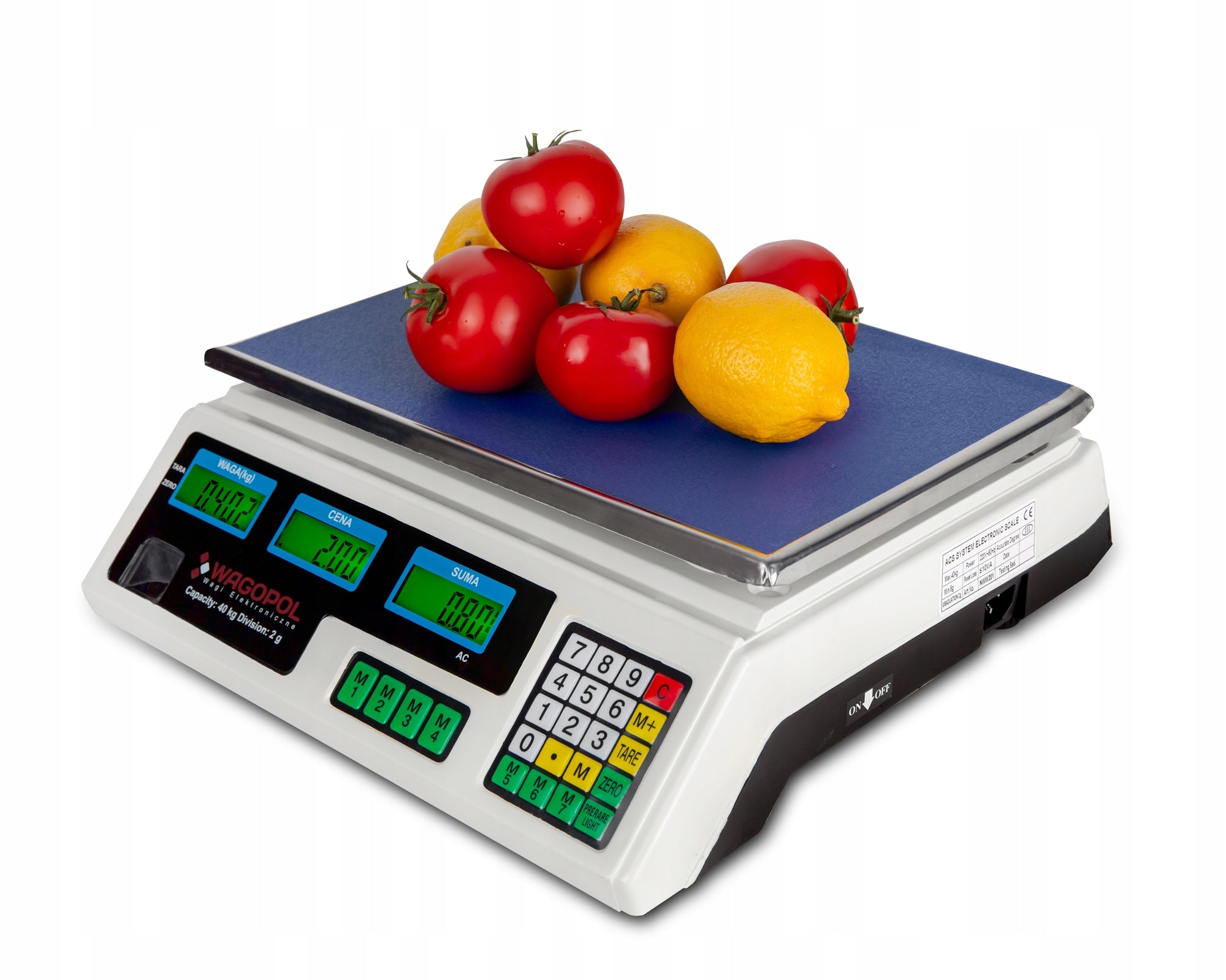 ELECTRONIC WEIGHT 40KG / 2g SHOP CALCULATION EAN (GTIN) 5905481540111