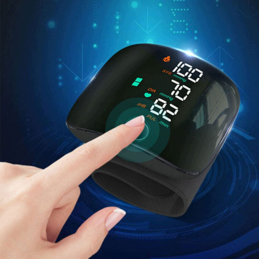 ELECTRONIC WRIST BLOOD PRESSURE MONITOR ARRHYTHMIA CASE BATTERY 300MAH Medical device no