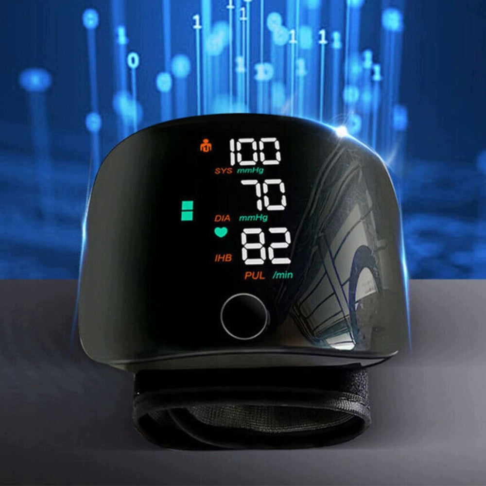 ELECTRONIC WRIST BLOOD PRESSURE MONITOR ARRHYTHMIA CASE BATTERY 300MAH Packaging status original