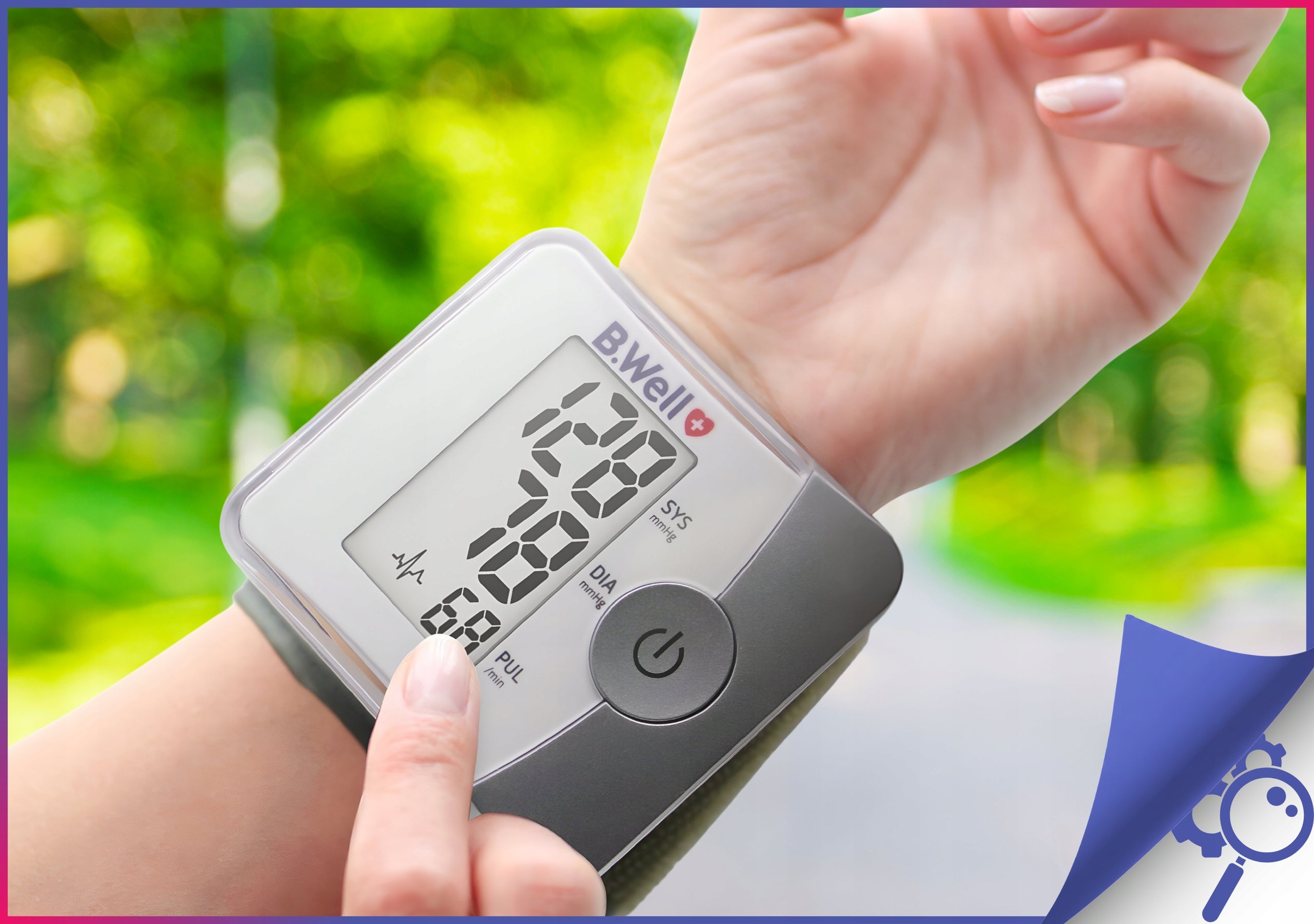 ELECTRONIC WRIST BLOOD PRESSURE MONITOR B.WELL SMALL AUTOMATIC Medical device yes
