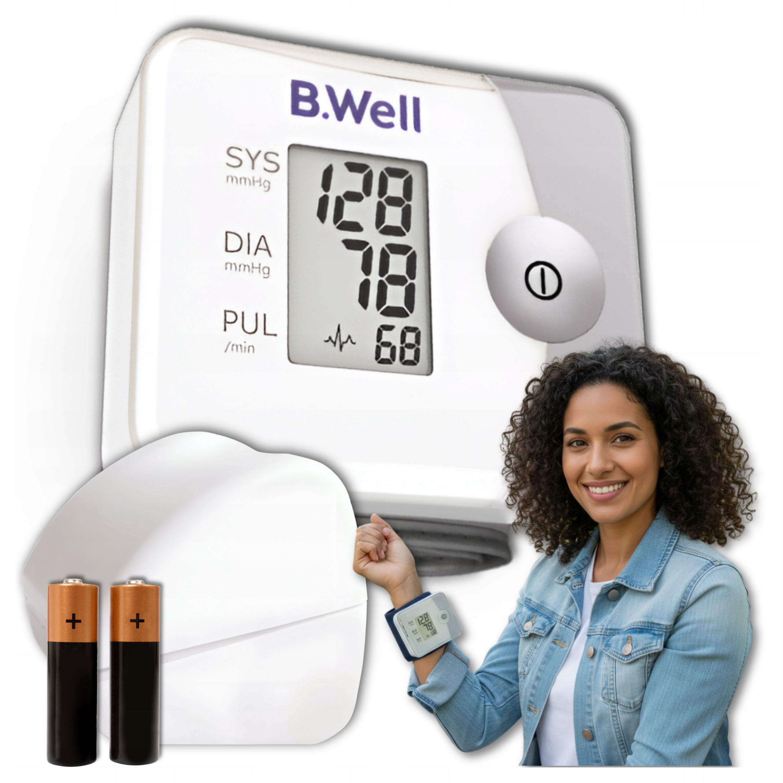 ELECTRONIC WRIST BLOOD PRESSURE MONITOR B.WELL SMALL AUTOMATIC