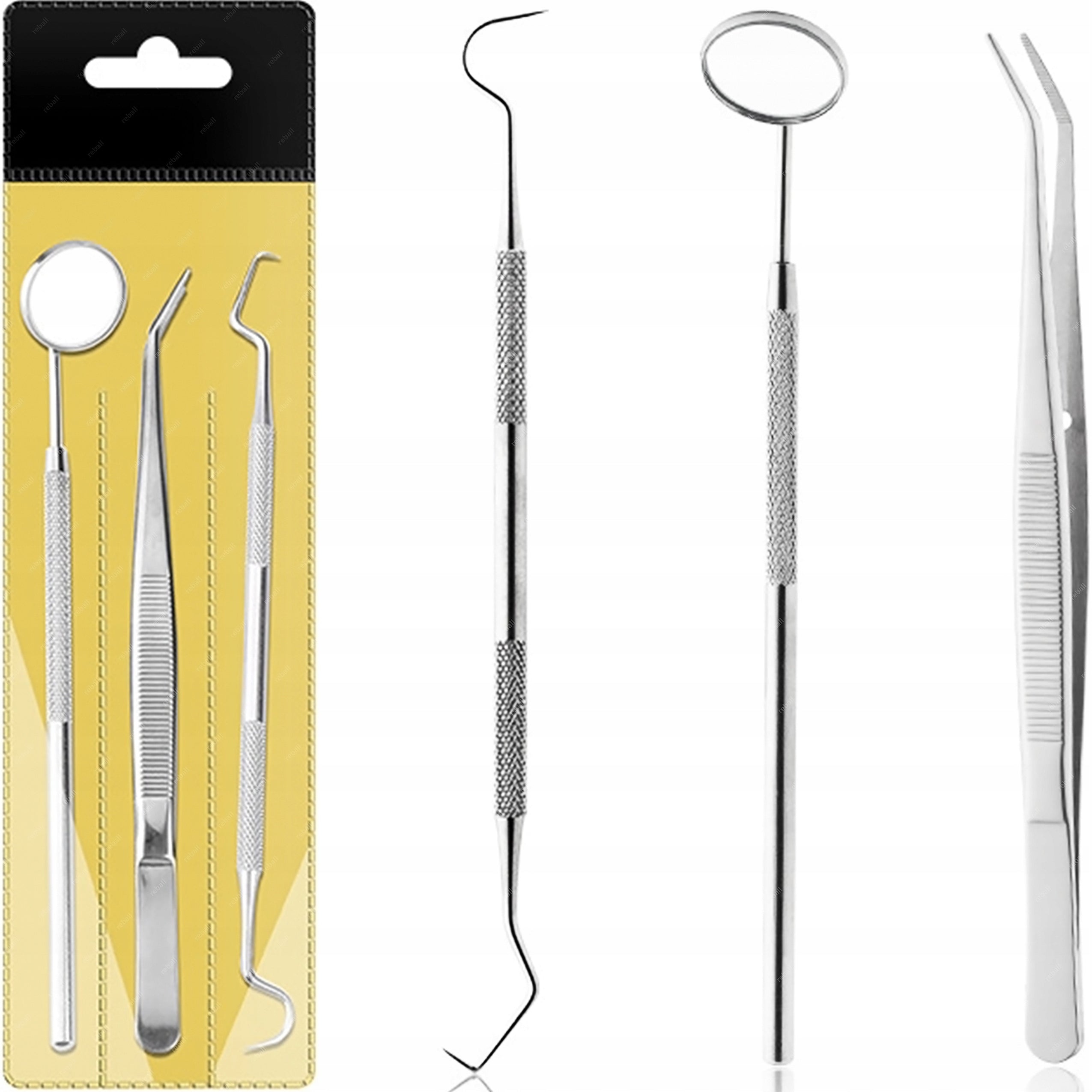 ELECTRONICS TOOL KIT 3in1 RT0222 TWEEZERS DENTAL MIRROR