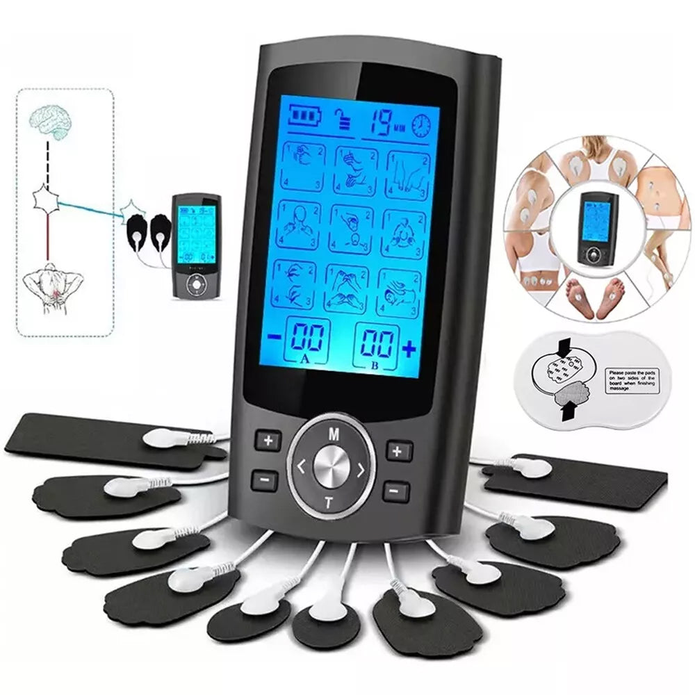 ELECTROSTIMULATION MASSAGER TENS EMS MUSCLE THERAPY Electrostimulation 3in1 Manufacturer code MH-1083