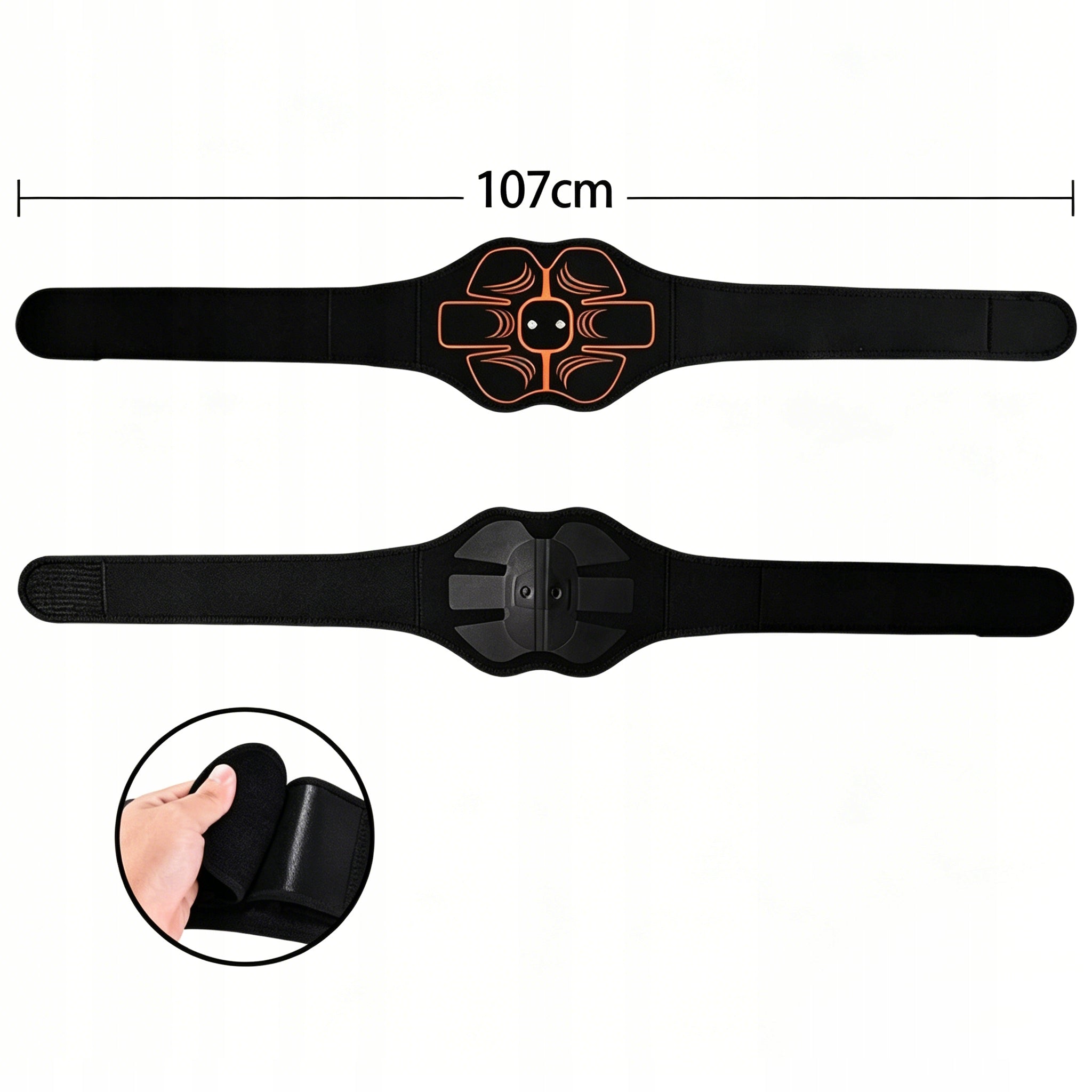 ELECTROSTIMULATOR ABDOMINAL MUSCLE STIMULATOR 3x EMS SLIMMING BELT Brand no brand