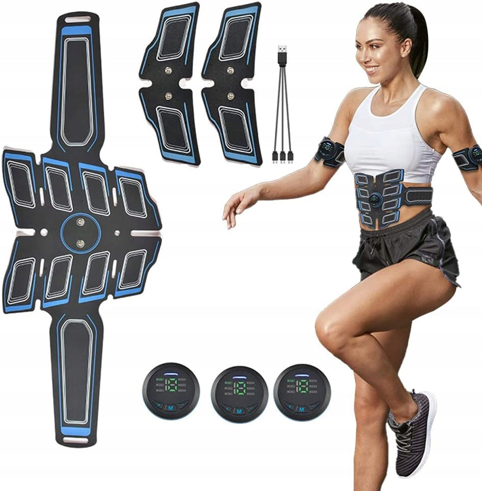 ELECTROSTIMULATOR ABDOMINAL MUSCLE STIMULATOR 3x EMS SLIMMING BELT Manufacturer code PAS ODCHUDZAJĄCY WYSZCZUPLAJĄCY MASAŻER