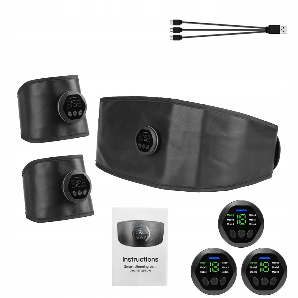 ELECTROSTIMULATOR EMS ABDOMINAL MUSCLES BACK BUTTOCKS LEG MASSAGER