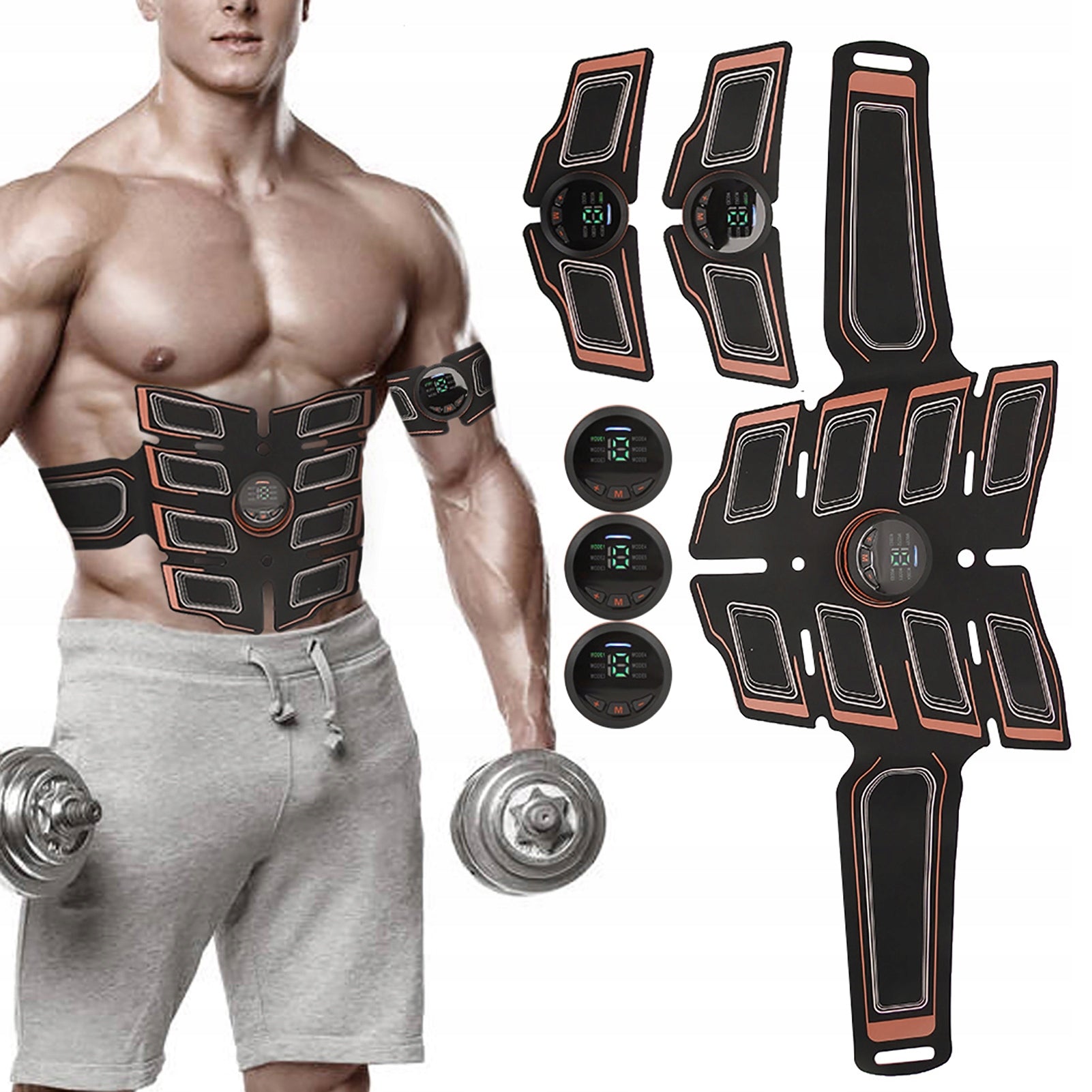 ELECTROSTIMULATOR EMS ABDOMINAL MUSCLES BELT Manufacturer code 1411200371112