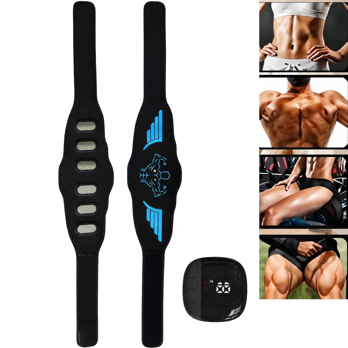 ELECTROSTIMULATOR EMS ABDOMINAL MUSCLES BELT