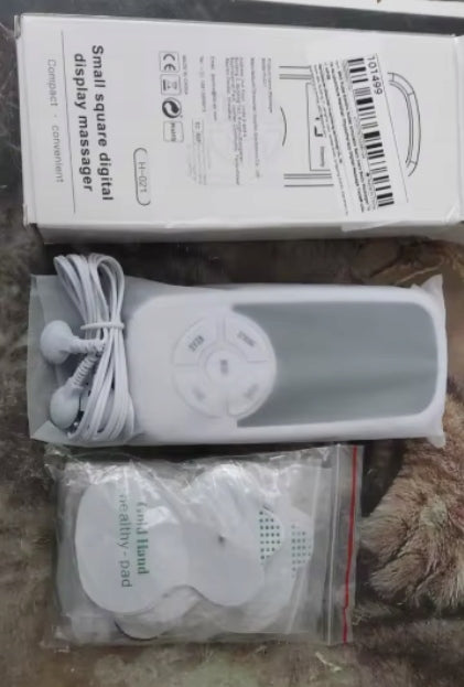 ELECTROSTIMULATOR MUSCLE MASSAGE STIMULATION ELECTROTHERAPY EMS + ELECTRODES Kind electrical muscle stimulator