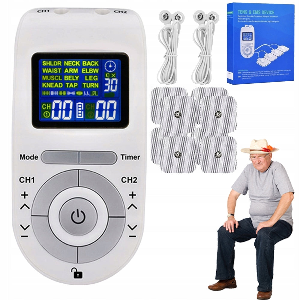 ELECTROSTIMULATOR MUSCLE MASSAGE STIMULATION ELECTROTHERAPY TENS EMS 12 Brand no brand
