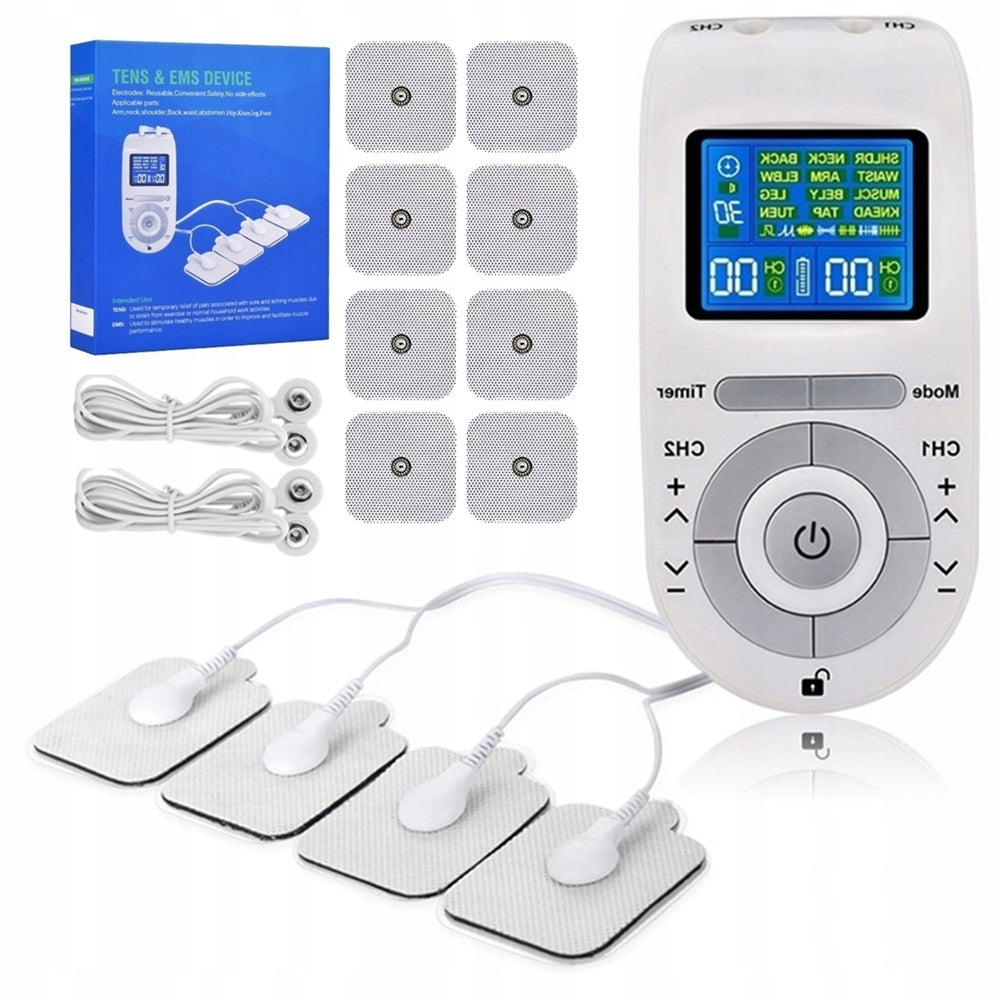 ELECTROSTIMULATOR MUSCLE MASSAGE STIMULATION ELECTROTHERAPY TENS EMS 12