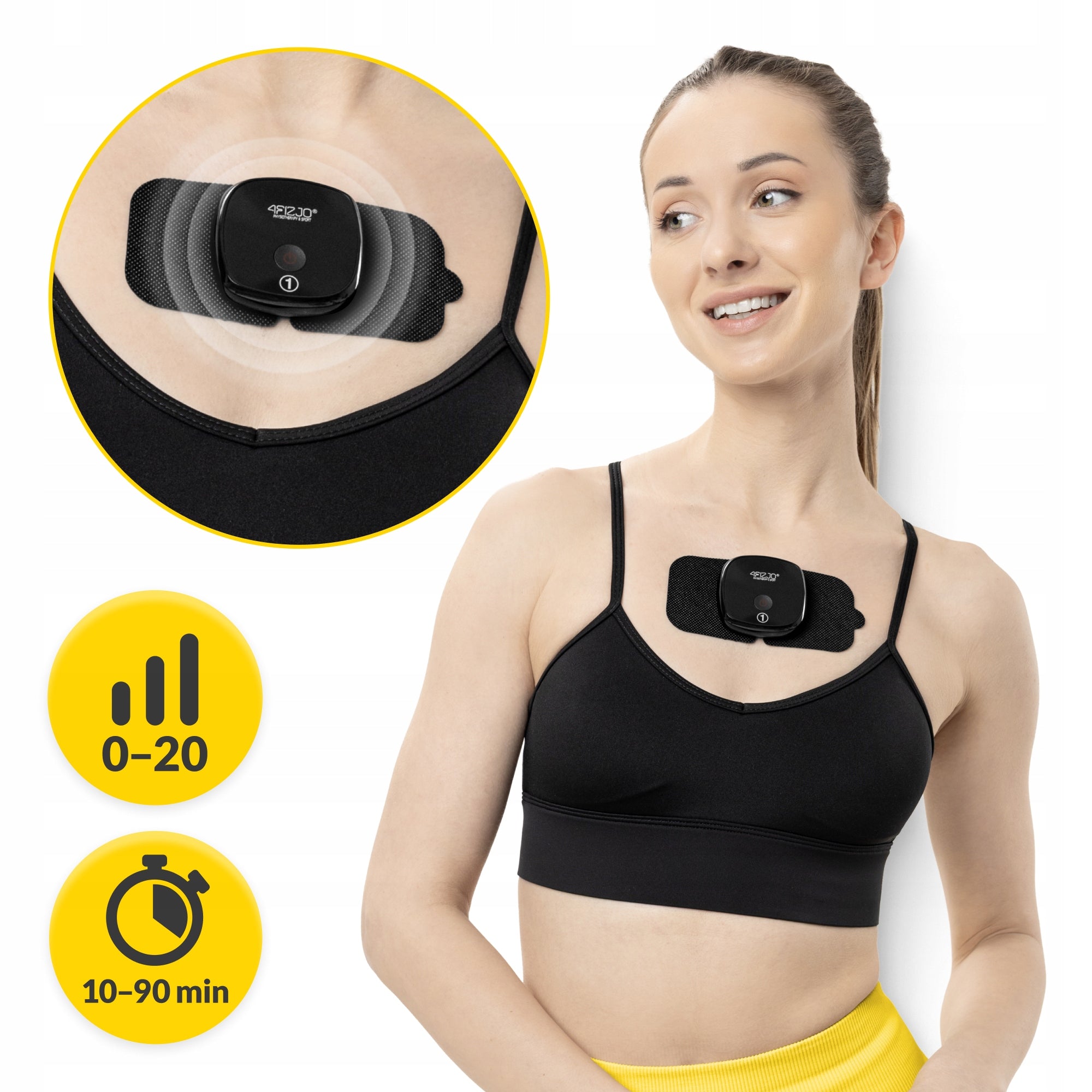 ELECTROSTIMULATOR MUSCLE MASSAGE STIMULATION ELECTROTHERAPY TENS EMS EVO 3in1 Packaging status original