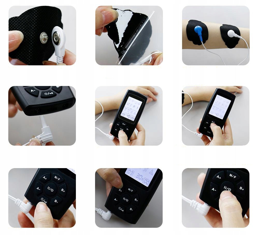 ELECTROSTIMULATOR MUSCLE MASSAGE STIMULATION EMS TENS ELECTROTHERAPY MASSAGER Model LITE