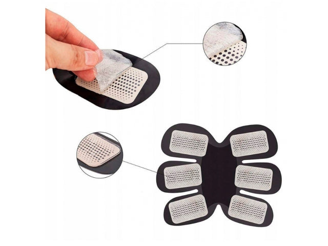 ELECTROSTIMULATOR MUSCLE STIMULATOR ABDOMINAL BACK MUSCLES Manufacturer code DrogeriaFlamingo_5906670233418
