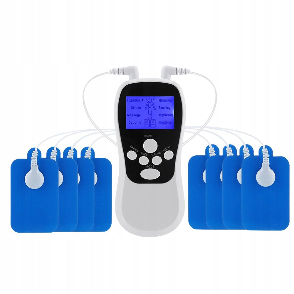ELECTROSTIMULATOR NERVE MUSCLE MASSAGER 8 TYPES