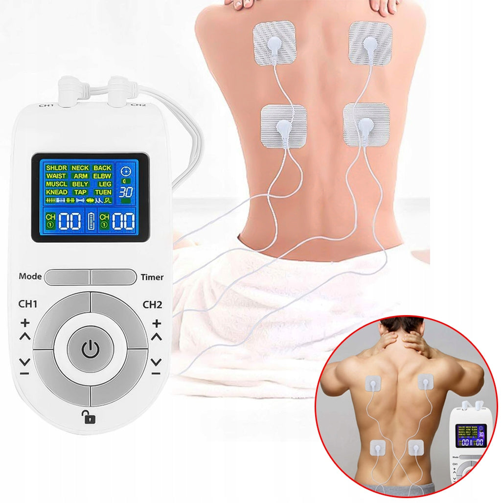 ELECTROSTIMULATOR TENS EMS MUSCLE AND NERVE MASSAGER SET XXL