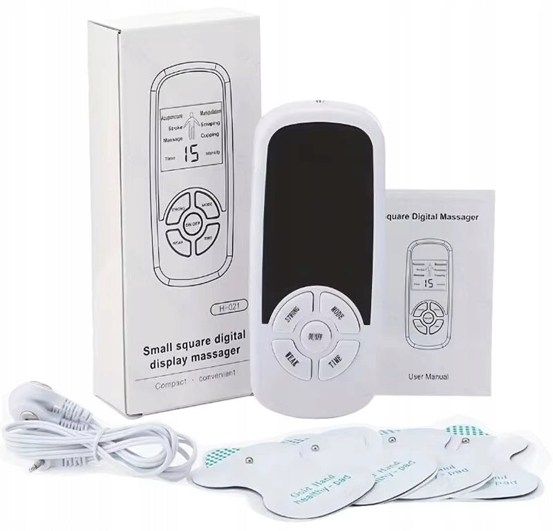 ELECTROSTIMULATOR TENS MUSCLES AND NERVES EMS MASSAGE 6 MODES 12 INTENSITY