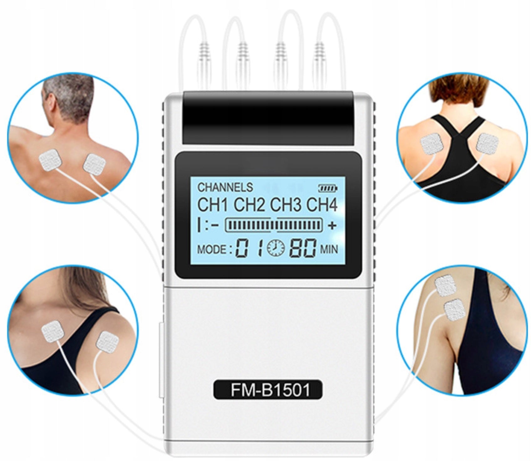 ELECTROSTIMULATOR TENS MUSCLES AND NERVES EMS MASSAGE! Packaging status original
