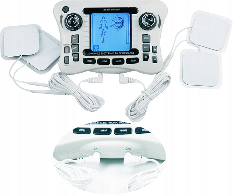 ELECTROSTIMULATOR TENS MUSCLES AND NERVES EMS MASSAGE! Size universal