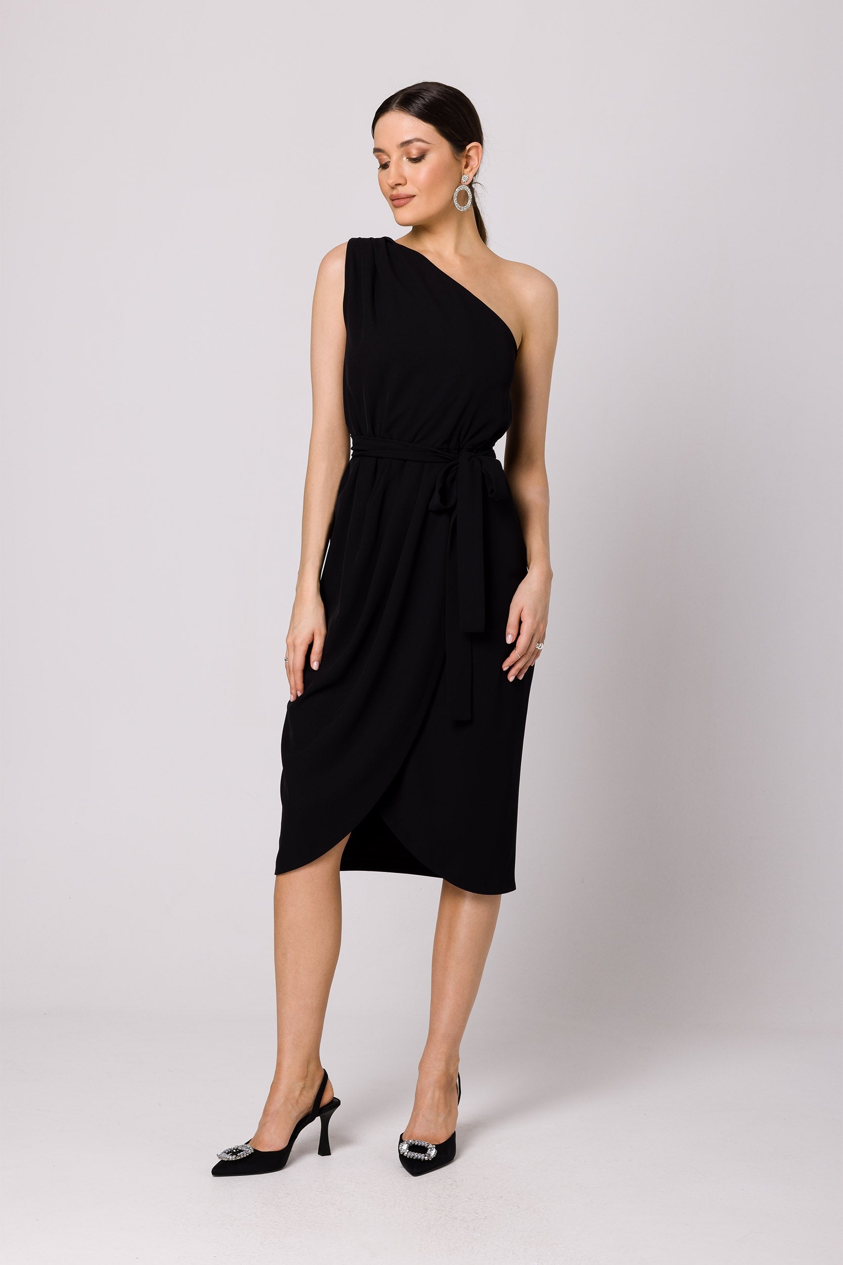 Kleid für Damen K160, schwarz 