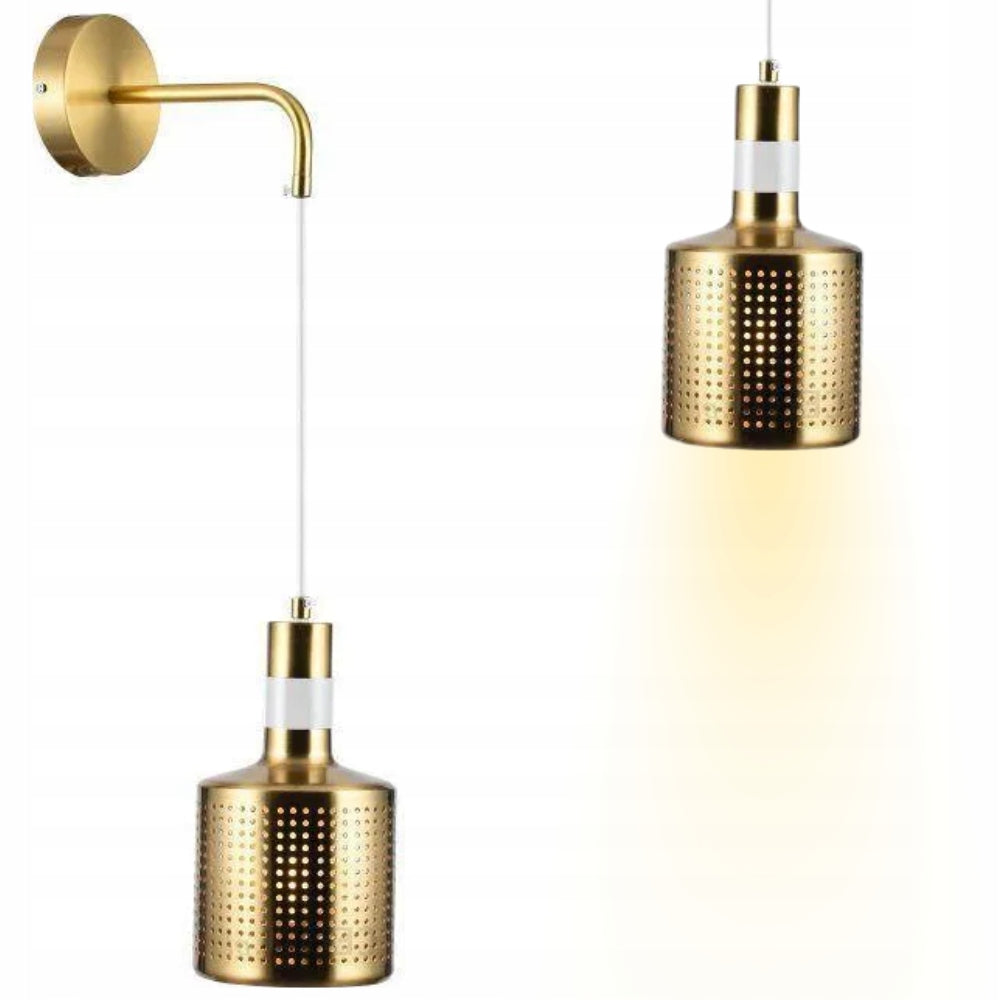 Wandleuchte BELLIS, 12 cm, Weiß/Gold 4550 