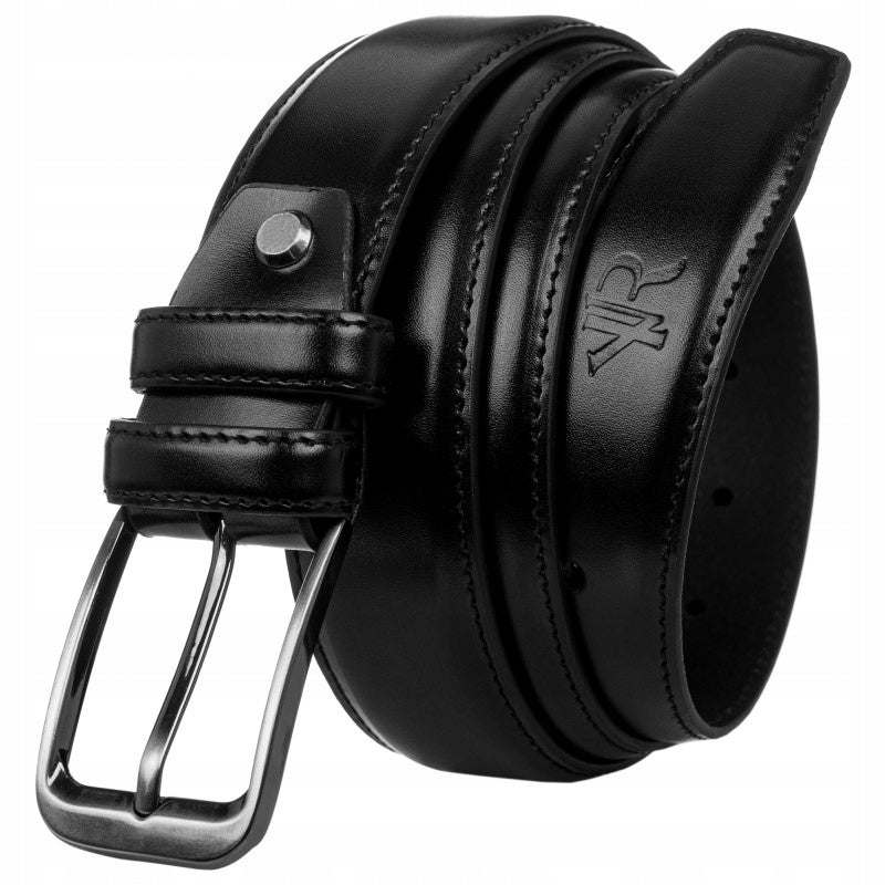 Ledergürtel für Herren Rovicky, schwarz 