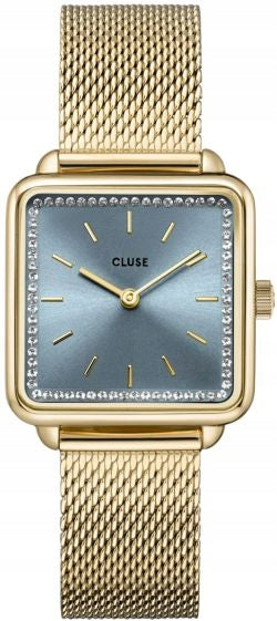 ELEGANT AND FASHIONABLE WOMEN'S WATCH CLUSE CW10310 SQUARE WITH BLUE DIAL EAN (GTIN) 8720246161885