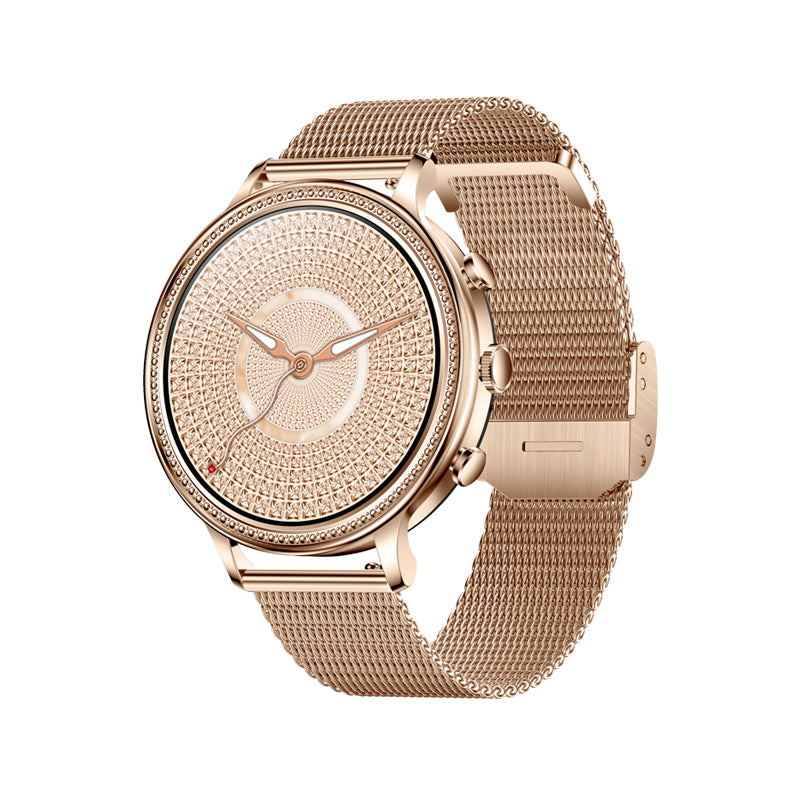 ELEGANT GOLD SMARTWATCH WATCH TALK MENU PL Color gold