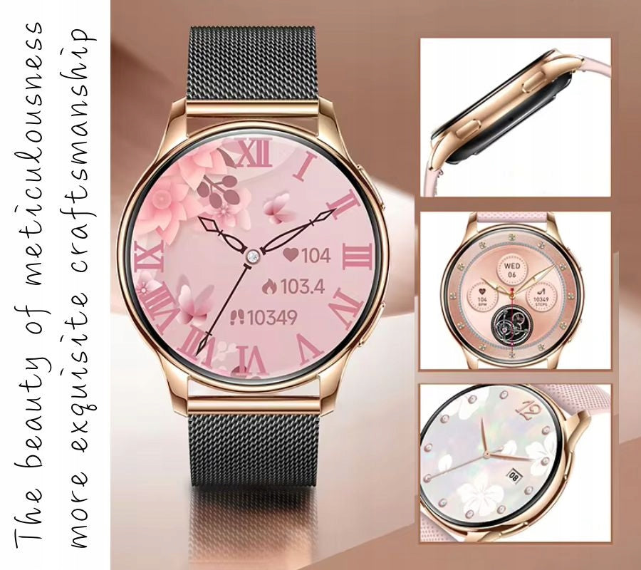 ELEGANT GOLD WOMEN'S SMARTWATCH RUBICON RNCF30 CONNECTION PULSE STEPS SLEEP Brand Rubicon