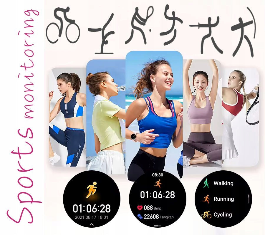 ELEGANT GOLD WOMEN'S SMARTWATCH RUBICON RNCF30 CONNECTION PULSE STEPS SLEEP Model other