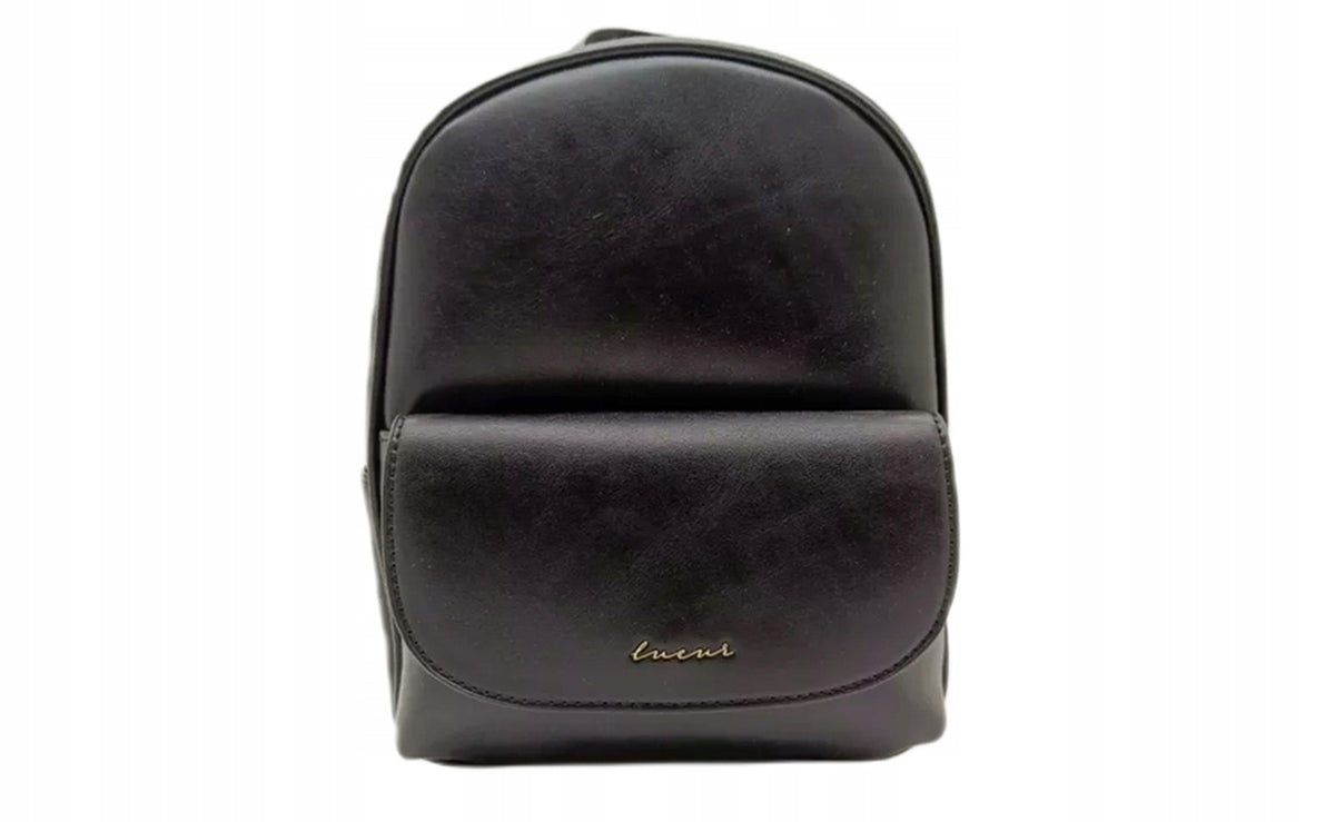 ELEGANT IMITATION LEATHER BACKPACK SINSAY