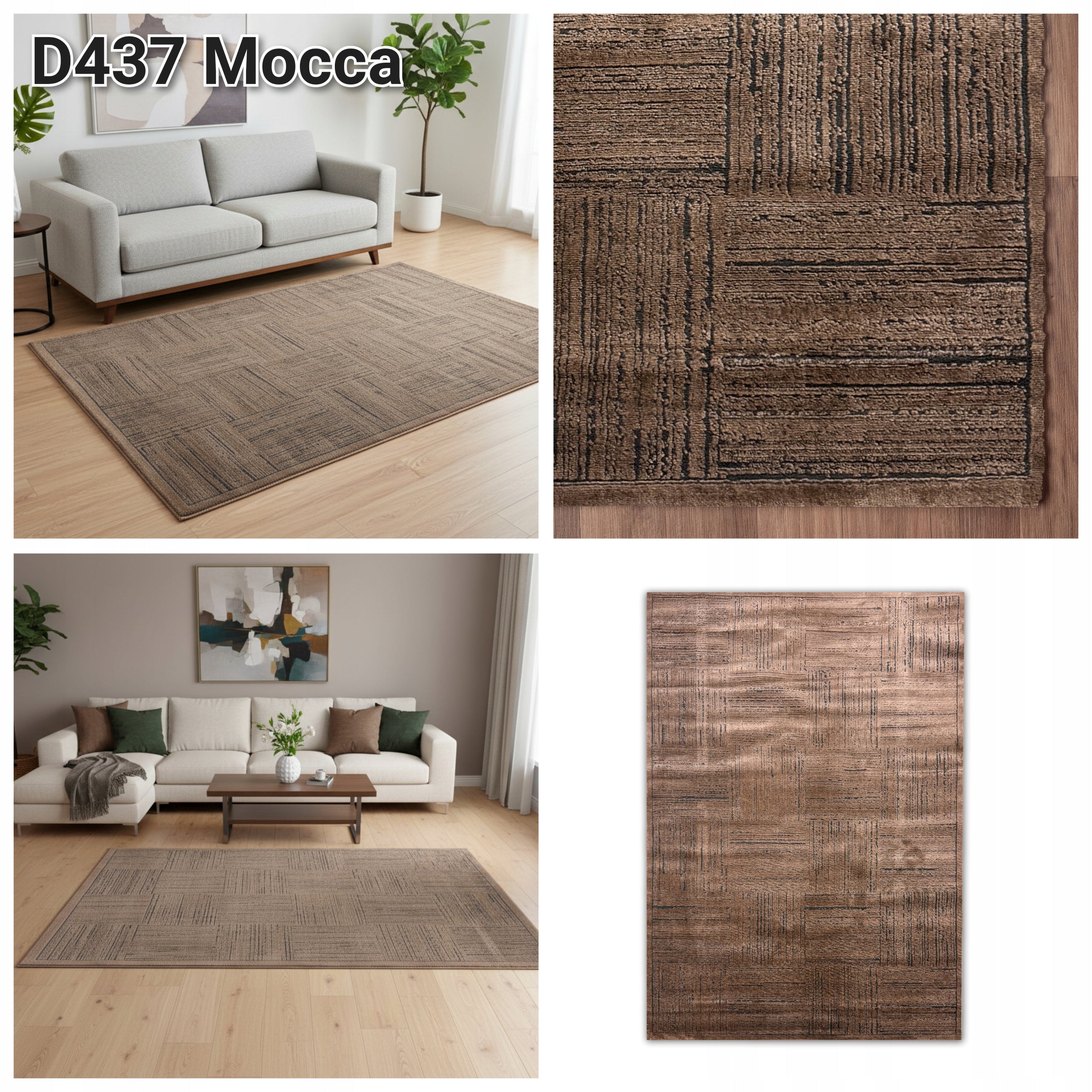 ELEGANT MODERN LARGE CARPET 200x275 about 200x300 BROWN MIX OF DESIGNS Brand Sindbad