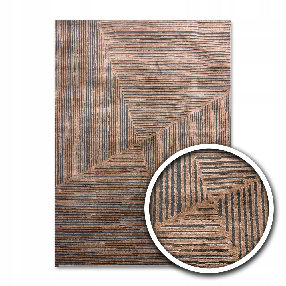 ELEGANT MODERN LARGE CARPET 200x275 about 200x300 BROWN MIX OF DESIGNS