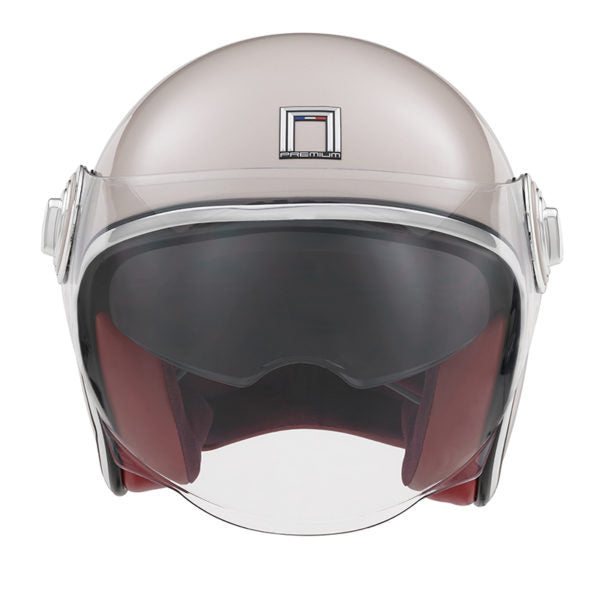 ELEGANT NEO-RETRO PREMIUM NOX MOTORCYCLE HELMET WITH VISOR AND BLEND SUN M Manufacturer's catalog number M140-880-L JET RETRO
