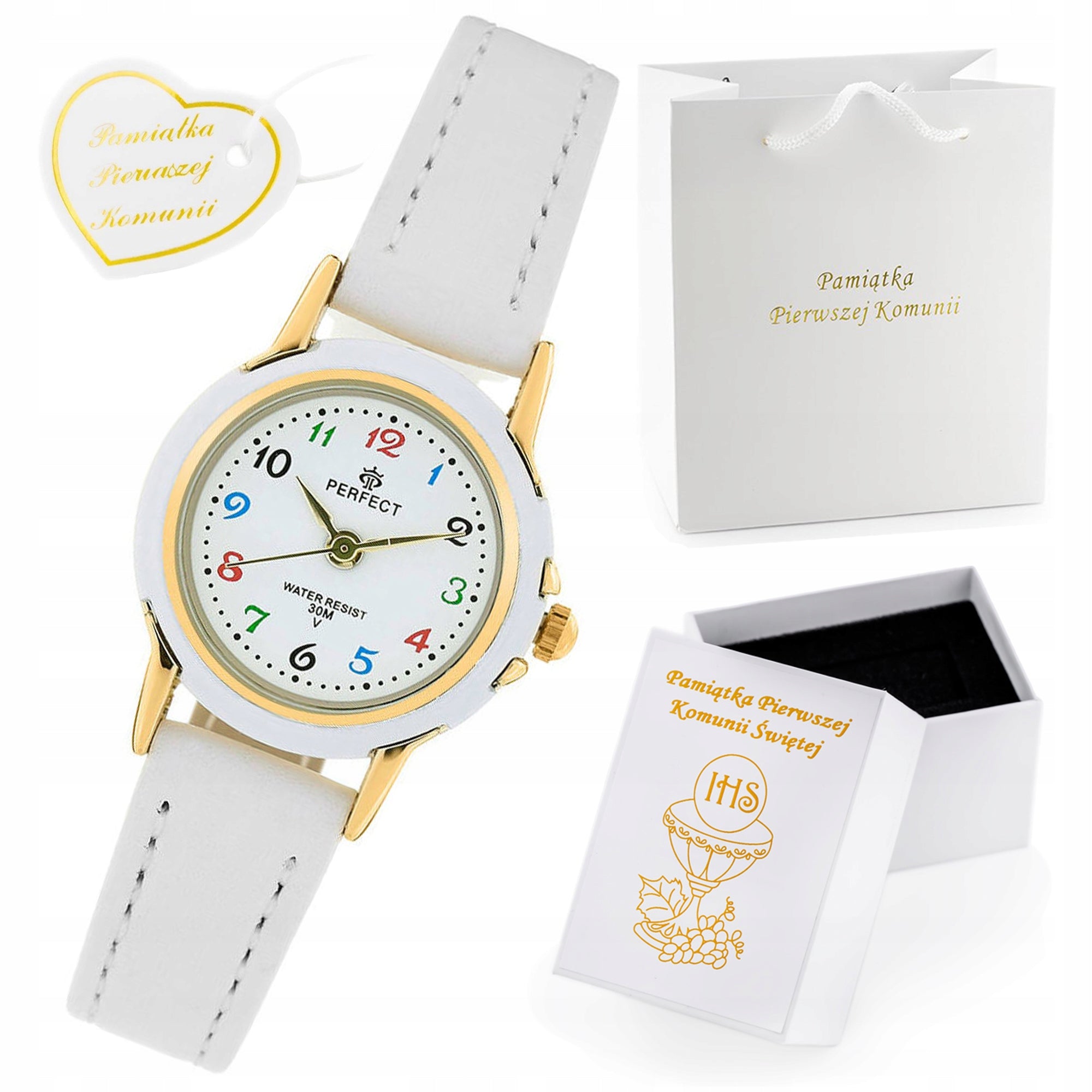ELEGANT PERFECT WATCH FOR A GIRL FOR COMMUNION + BOX + HANDBAG