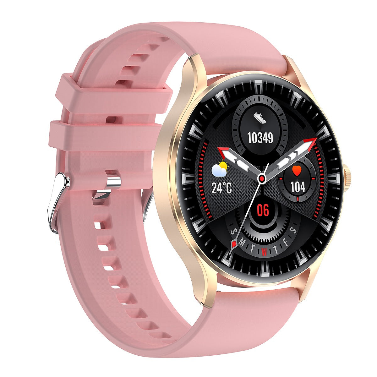 ELEGANT SMARTWATCH WOMEN'S MENU PL TALK WATERPROOF HEART RATE OXYGEN CALORIES