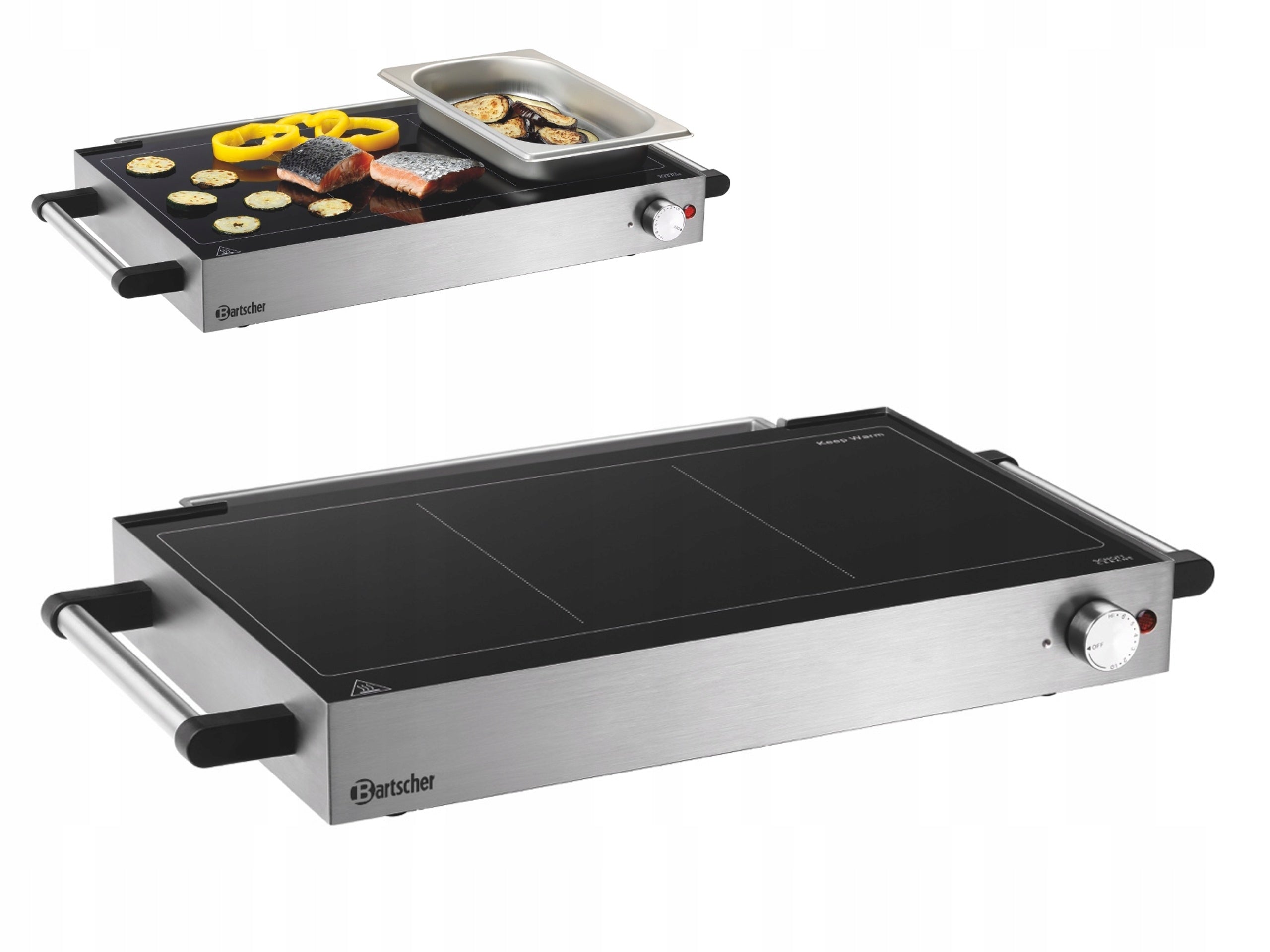 ELEGANT SMOOTH GLASS GRILL PLATE BARTSCHER
