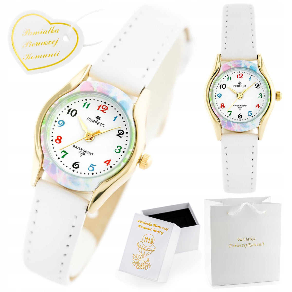 ELEGANT WATCH FOR A GIRL FOR COMMUNION PERFECT + BOX + BAG