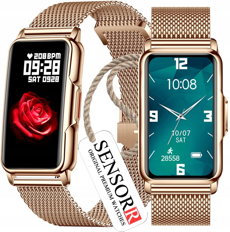 ELEGANT WOMEN'S SMARTWATCH SMARTBAND FOR WOMEN POLISH MENU Brand Sensorr