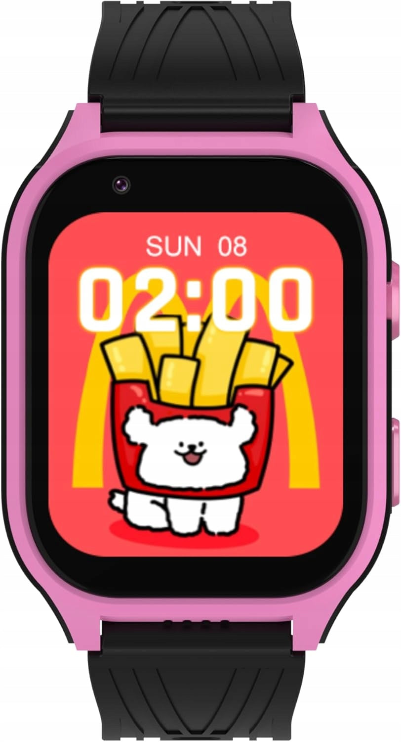 ELEJAFE SmartWatch 4G for Kids Video Calls GPS Locator Rose Charm