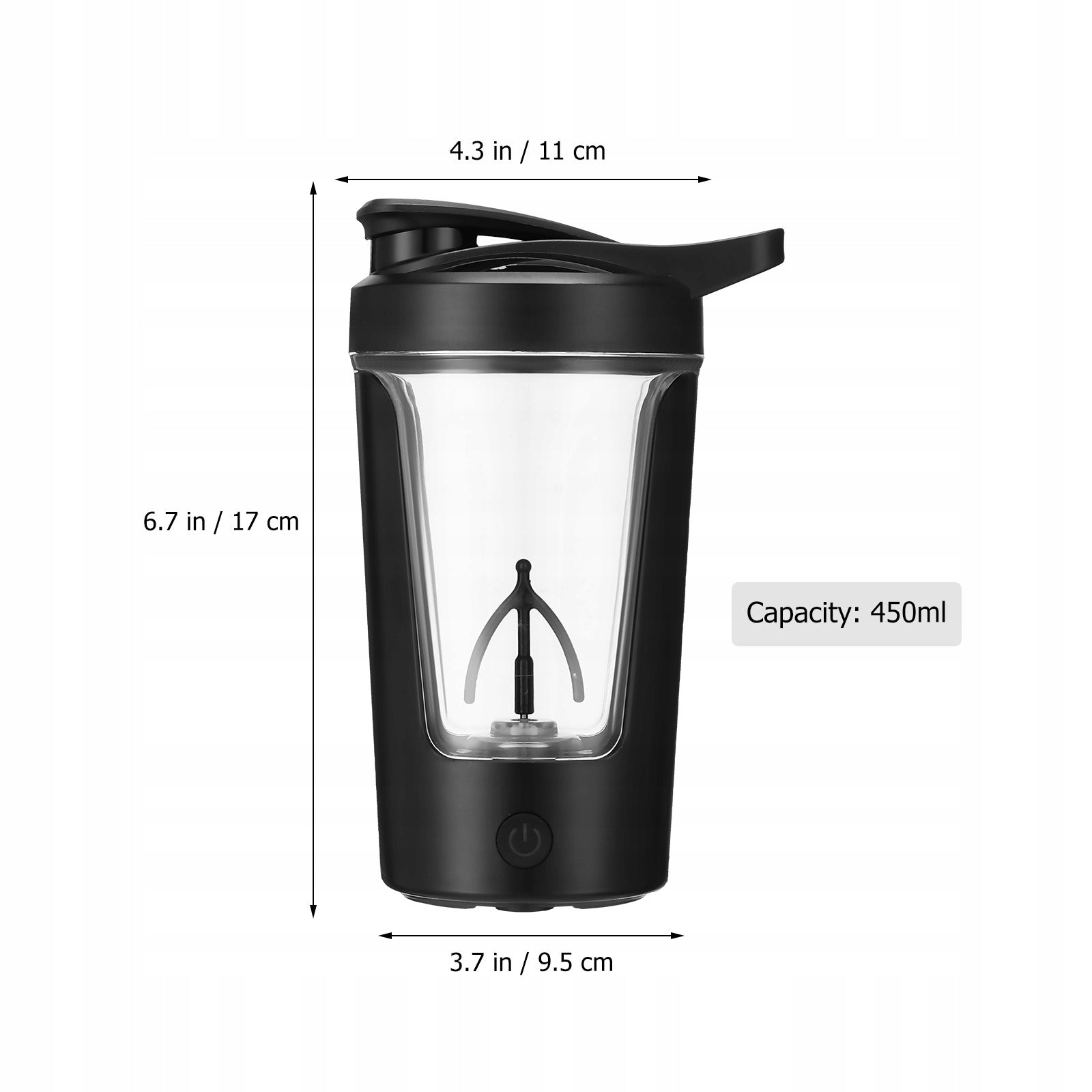 ELEKTRYCZNY SHAKER DO BIAŁKA BUTELKA 450 ML BUTELKA BLENDER TRENINGOWY Manufacturer code 20435544