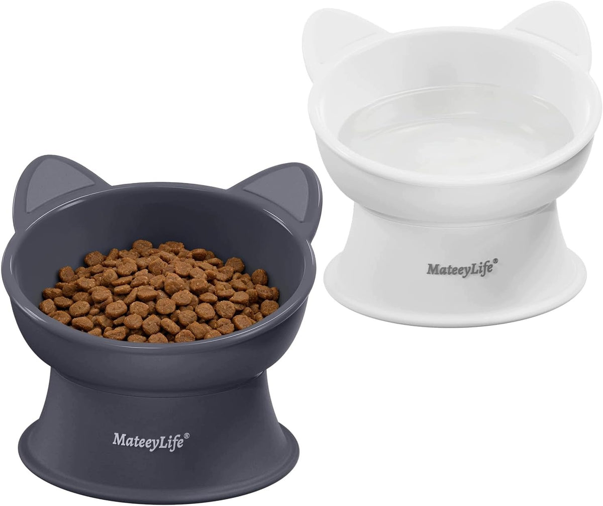 ELEVATED CAT BOWL 2 PCS SLOPE 15° NON-SLIP