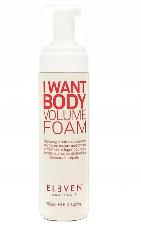 Schaum für dünnes Haar Eleven Australia Styling I Want Body Volume, 200 ml 