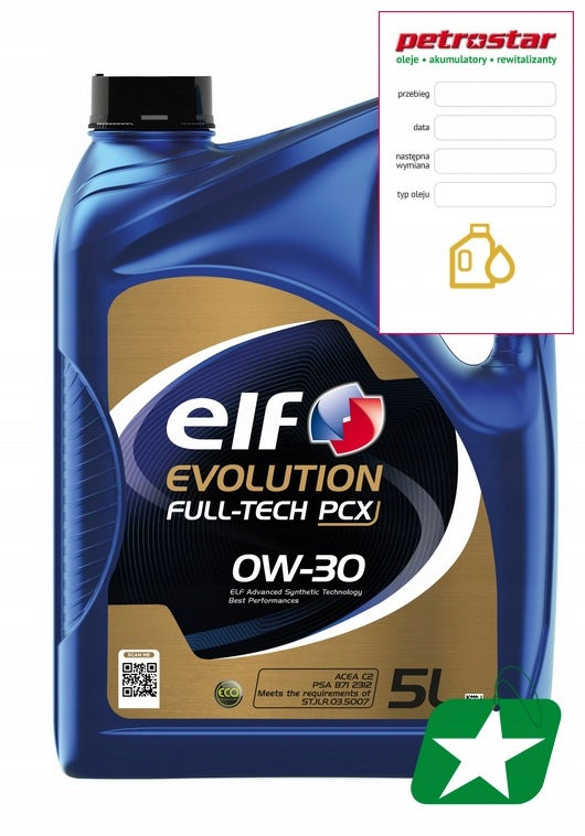 ELF FULL-TECH PCX 0W30 5L