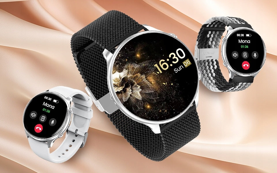 ELFOFLE S51 Smartwatch round 1,39'' TFT 360x360 BT 5.2 bracelet+2 straps Brand no brand