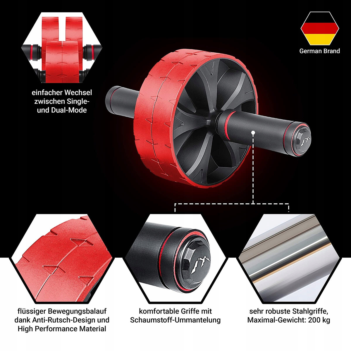 ELITEATLETE AB Scooter Black and Red Roller Manufacturer code O1VLXI8VT3