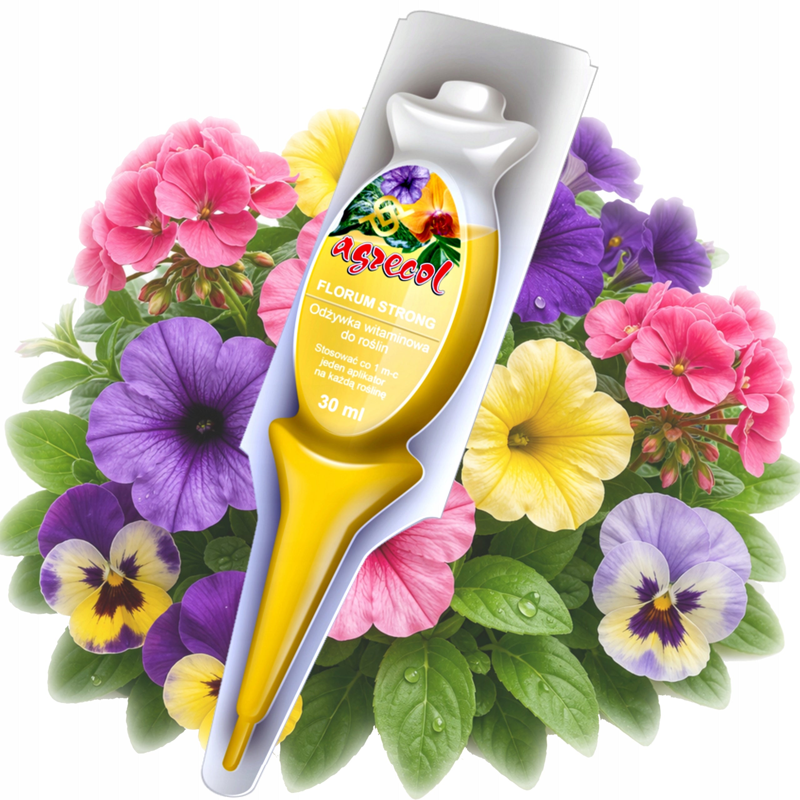 ELIXIR FOR PLANTS FERTILIZER VITAMIN SUPPLEMENT FLORUM STRONG AGRECOL 30ML